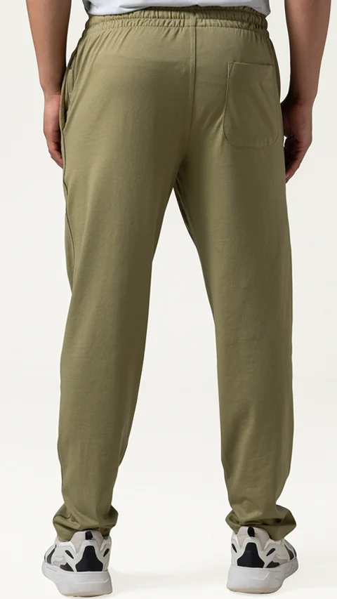 Statement Jersey Track Pant Moss Green