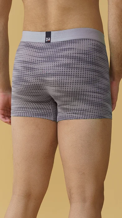 Deo-Soft Trunks Dashed Silver