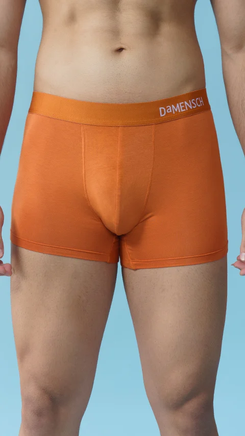 Value-Deal Deo-Soft Trunks Complete Black, Gold Flame