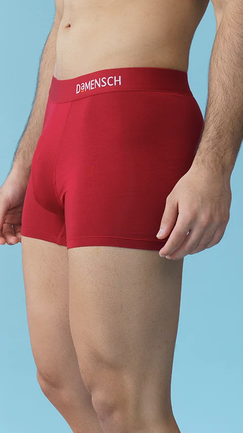Deo-Soft Trunks Bold-Tango Red
