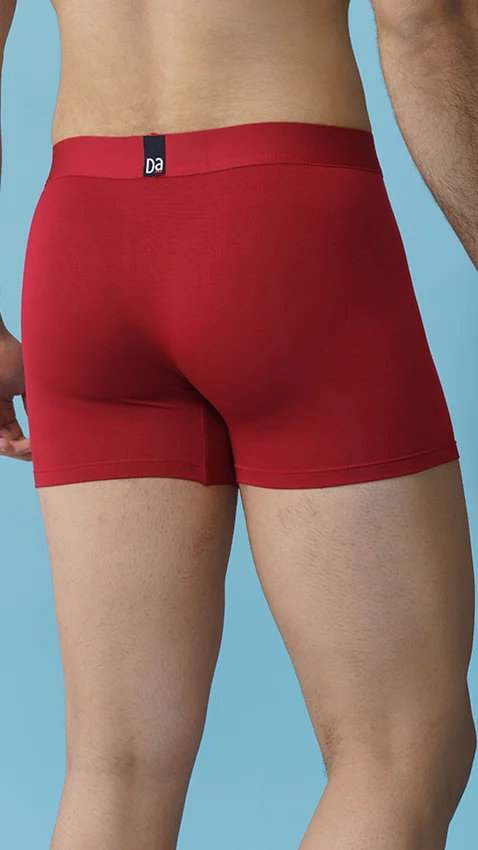 Deo-Soft Trunks Bold-Tango Red