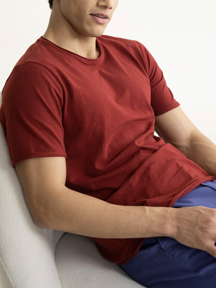 Fluid Tees Cocoa Maroon