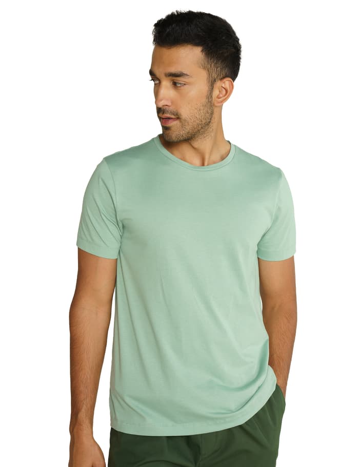 Breeeze Ultra-Light Solid T-Shirt Mint Green