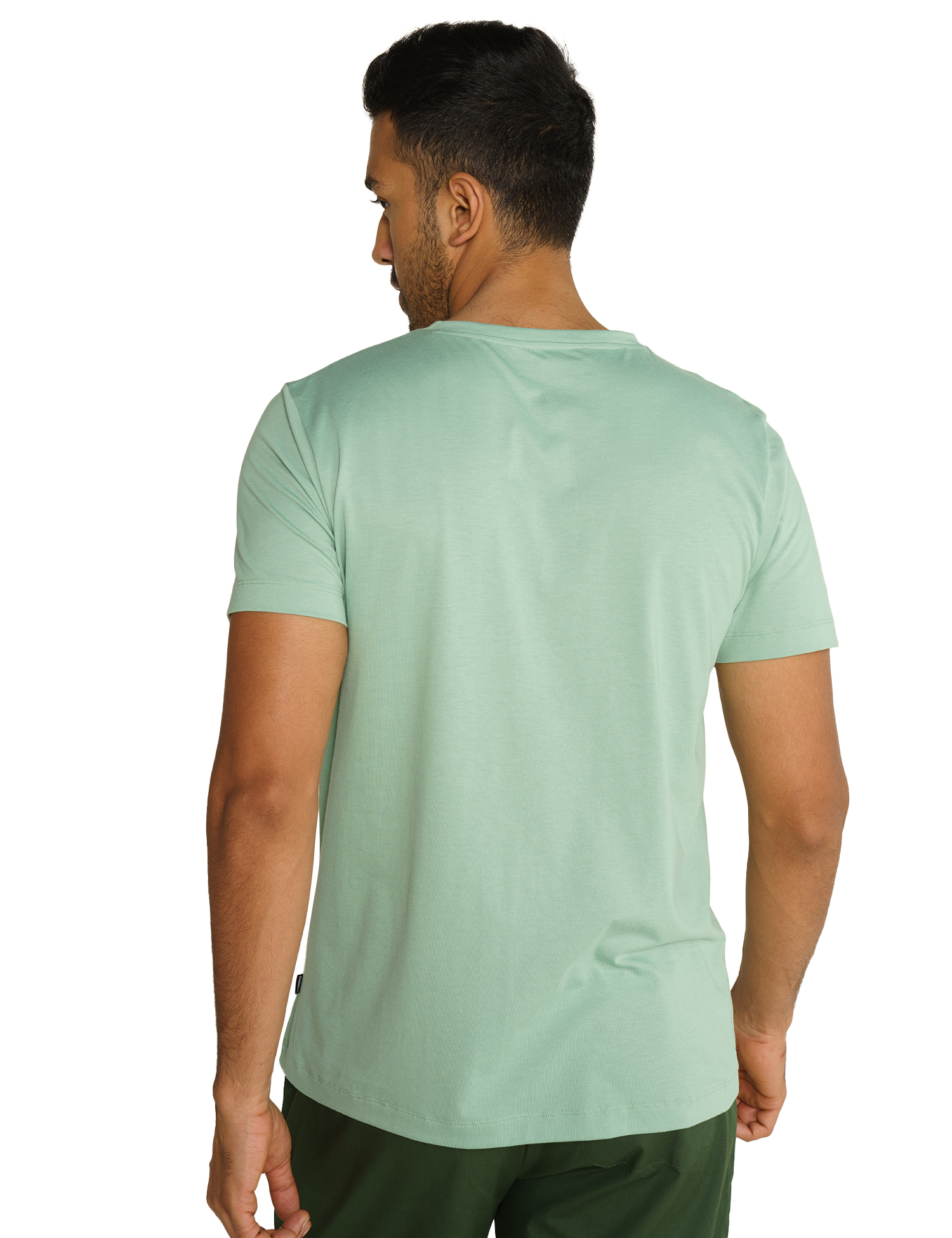 Breeeze Ultra-Light Solid T-Shirt Mint Green