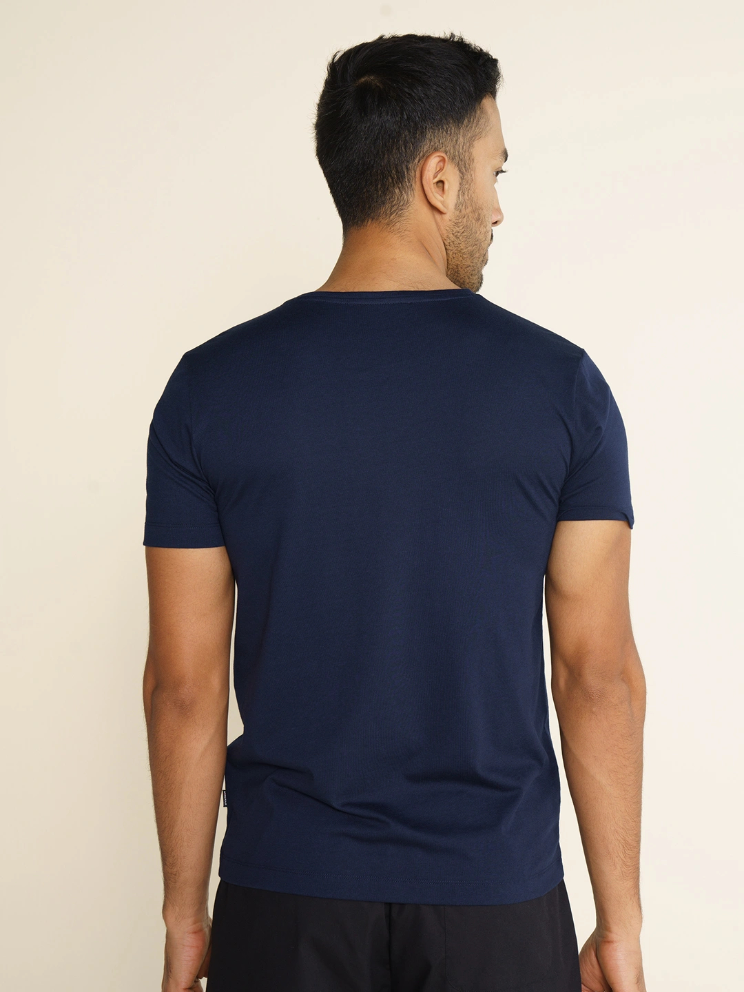 Crew Neck Tshirt Vortex Solid Basic