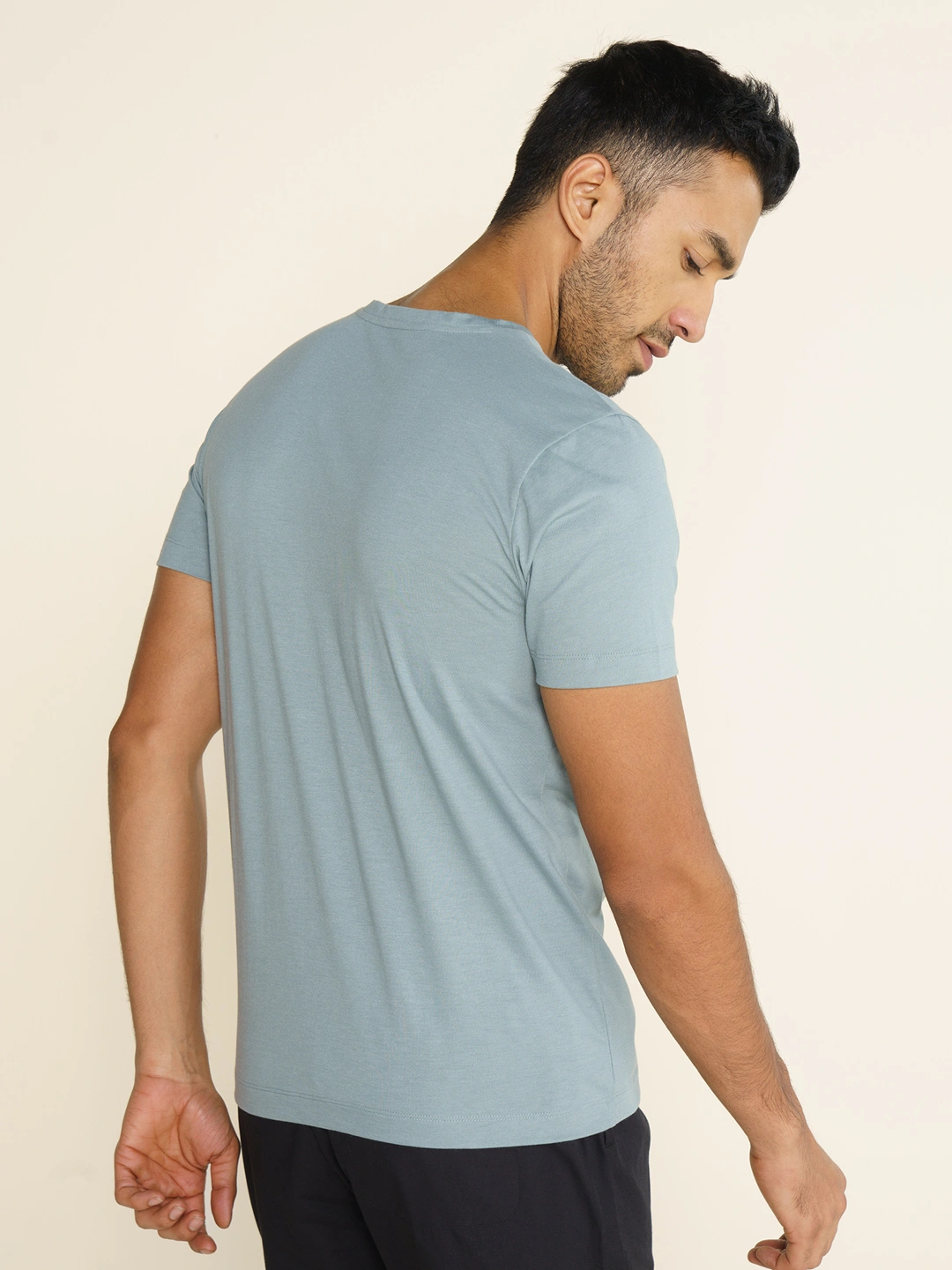 Crew Neck Tshirt Vortex Solid Basic