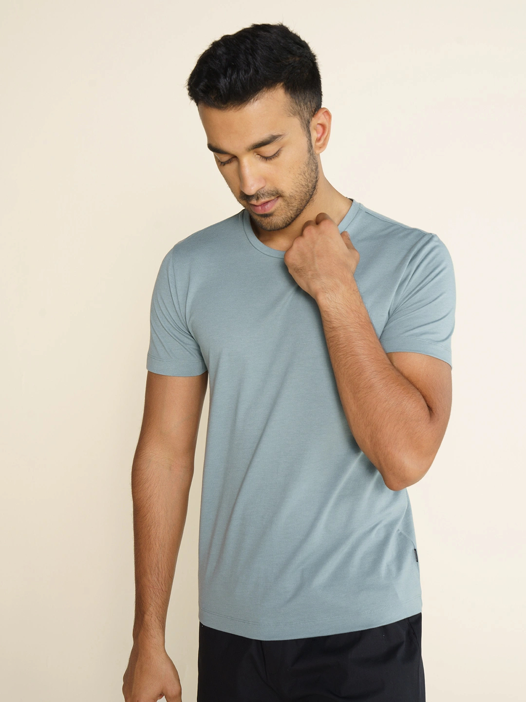 Crew Neck Tshirt Vortex Solid Basic