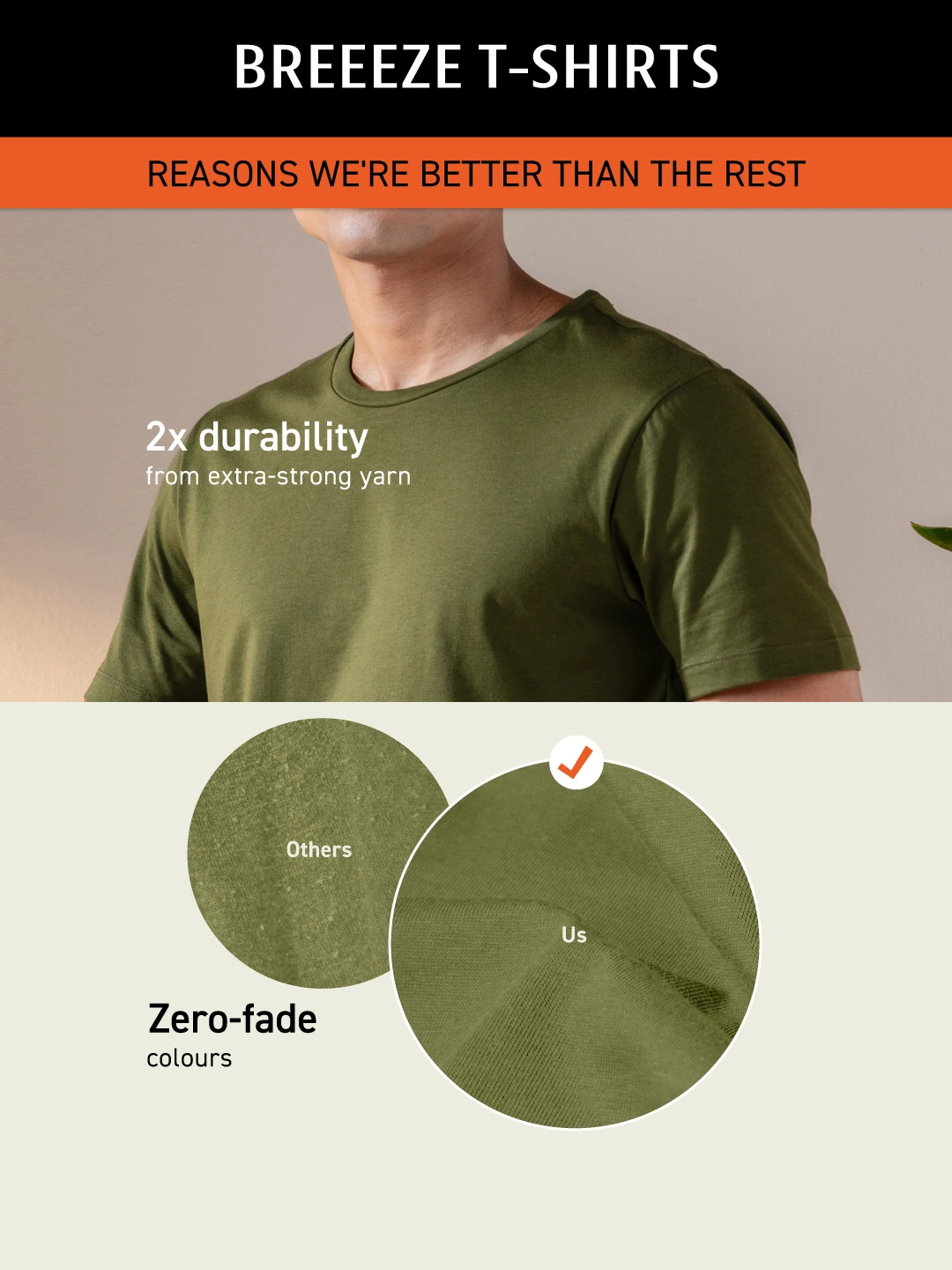 Crew Neck Tshirt Vortex Solid Basic