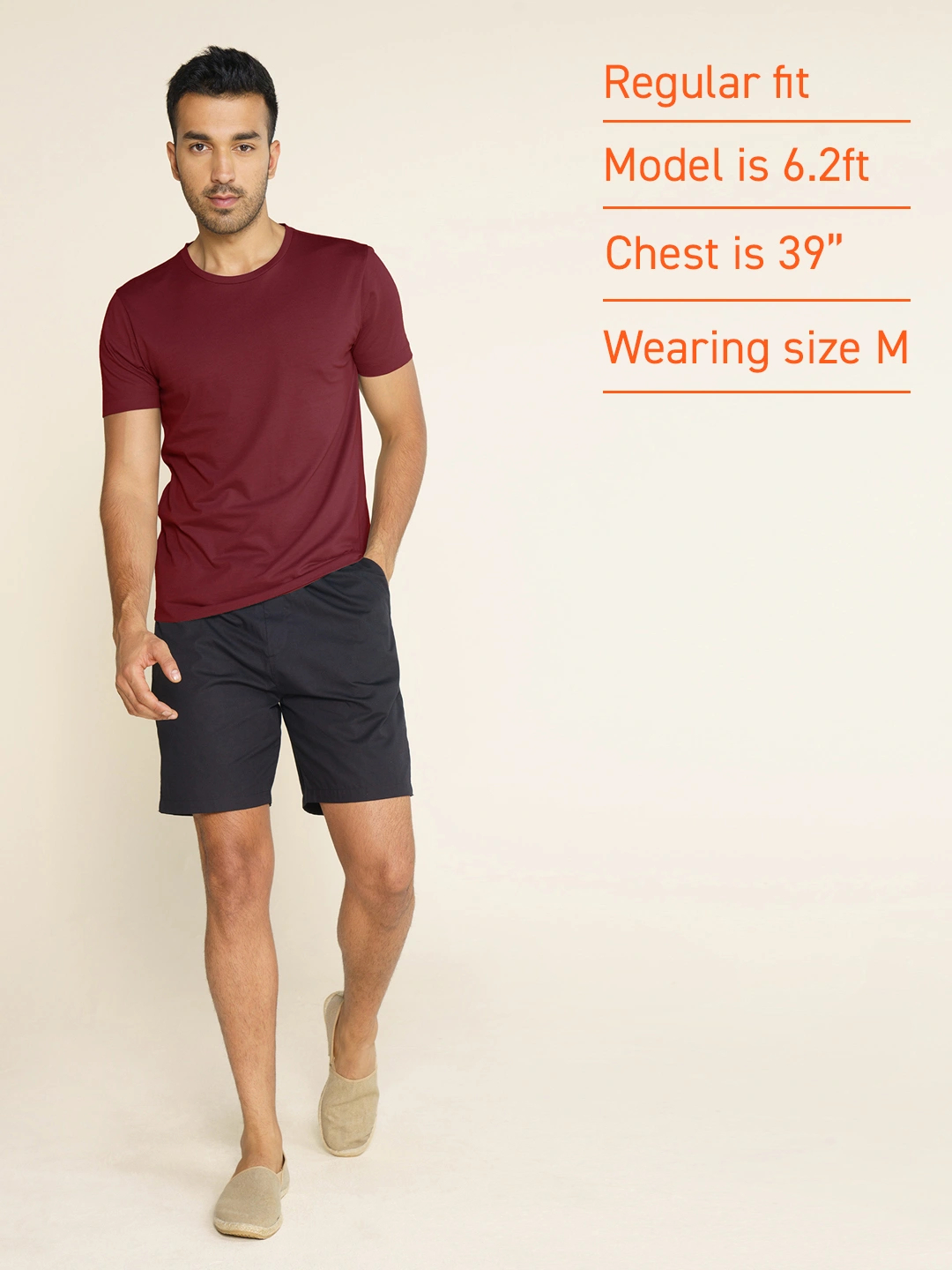 Crew Neck Tshirt Vortex Solid Basic