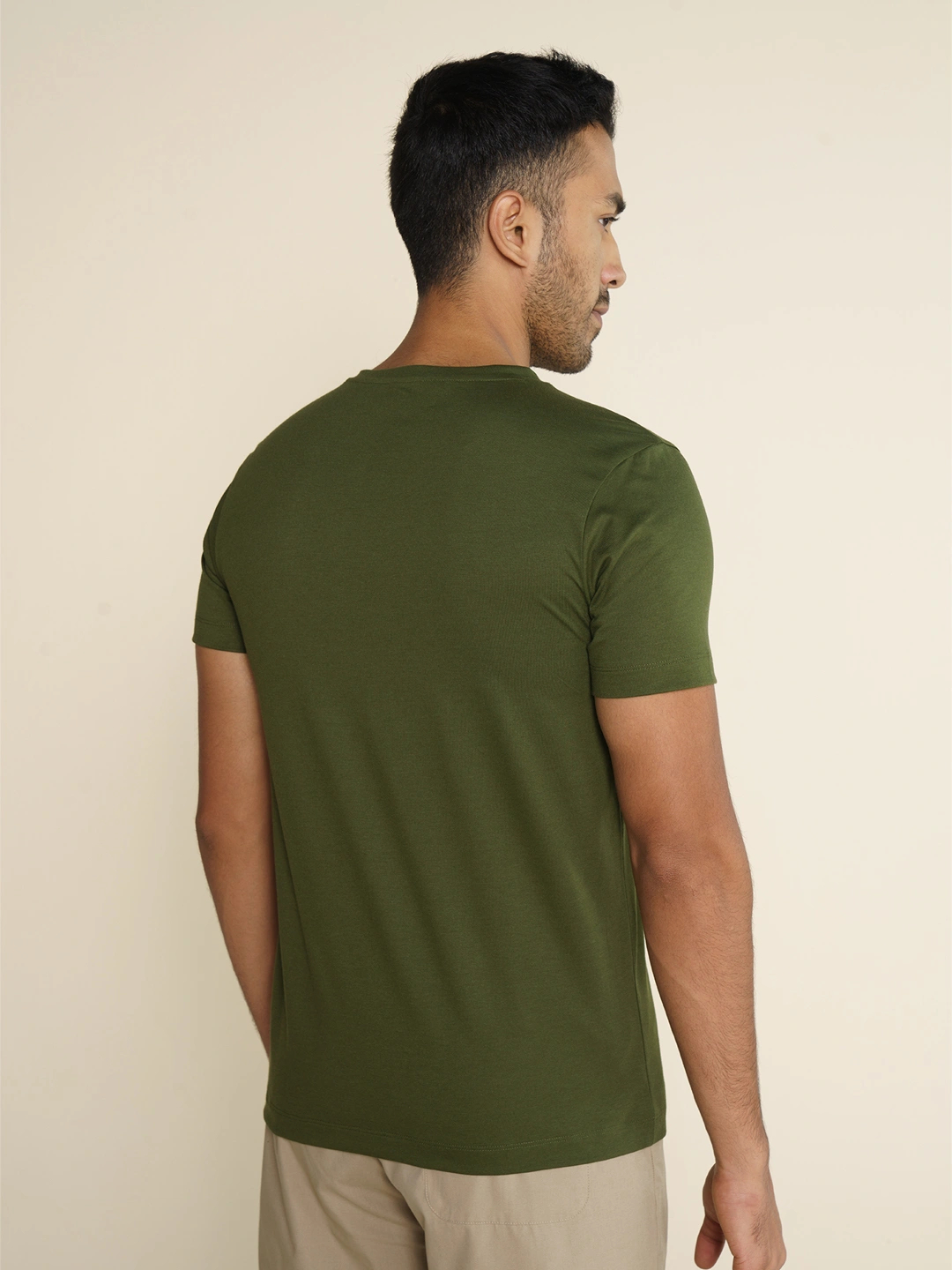 Crew Neck Tshirt Vortex Solid Basic