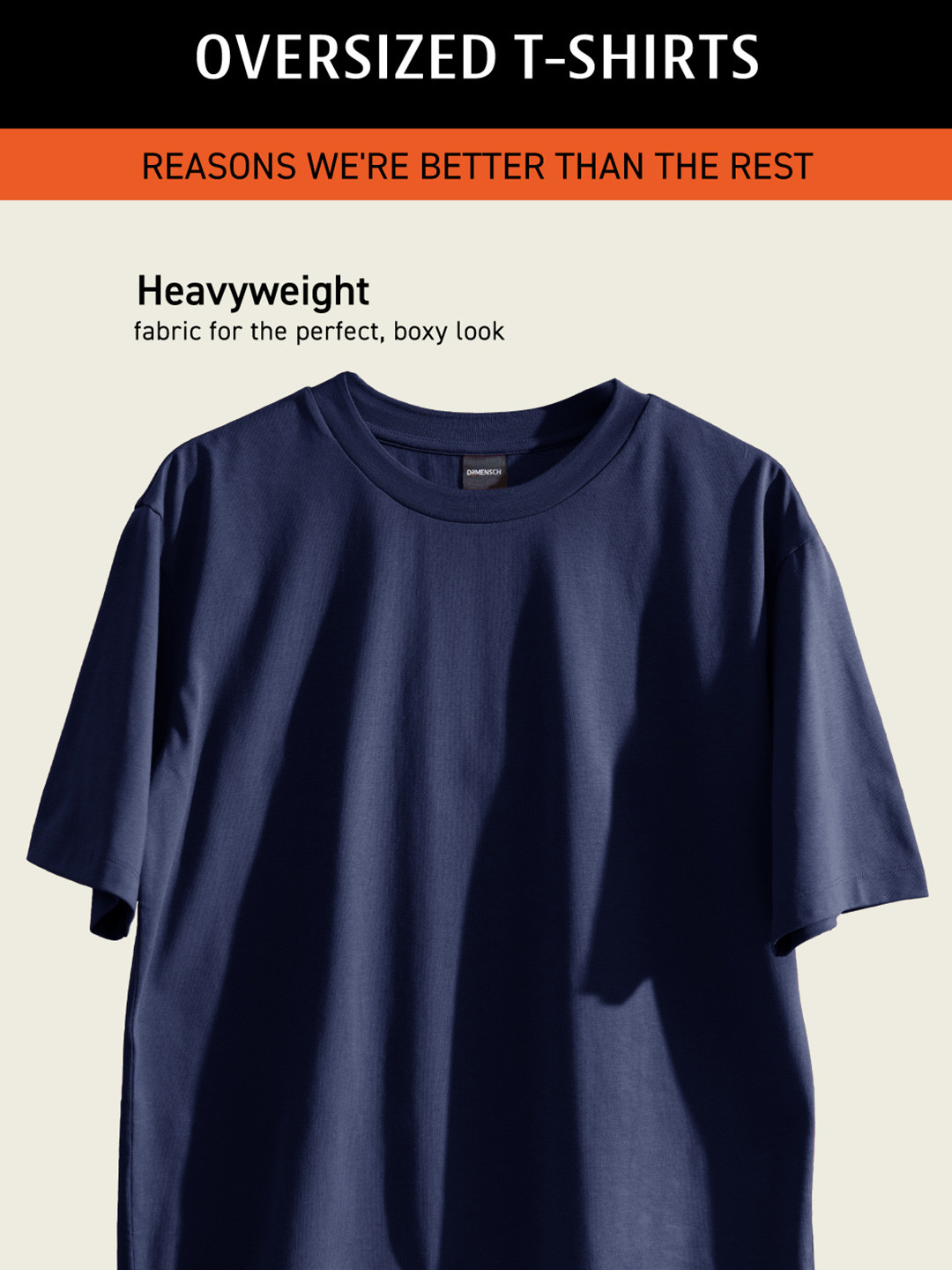 Statement Oversized Solid T-Shirts Jet Black