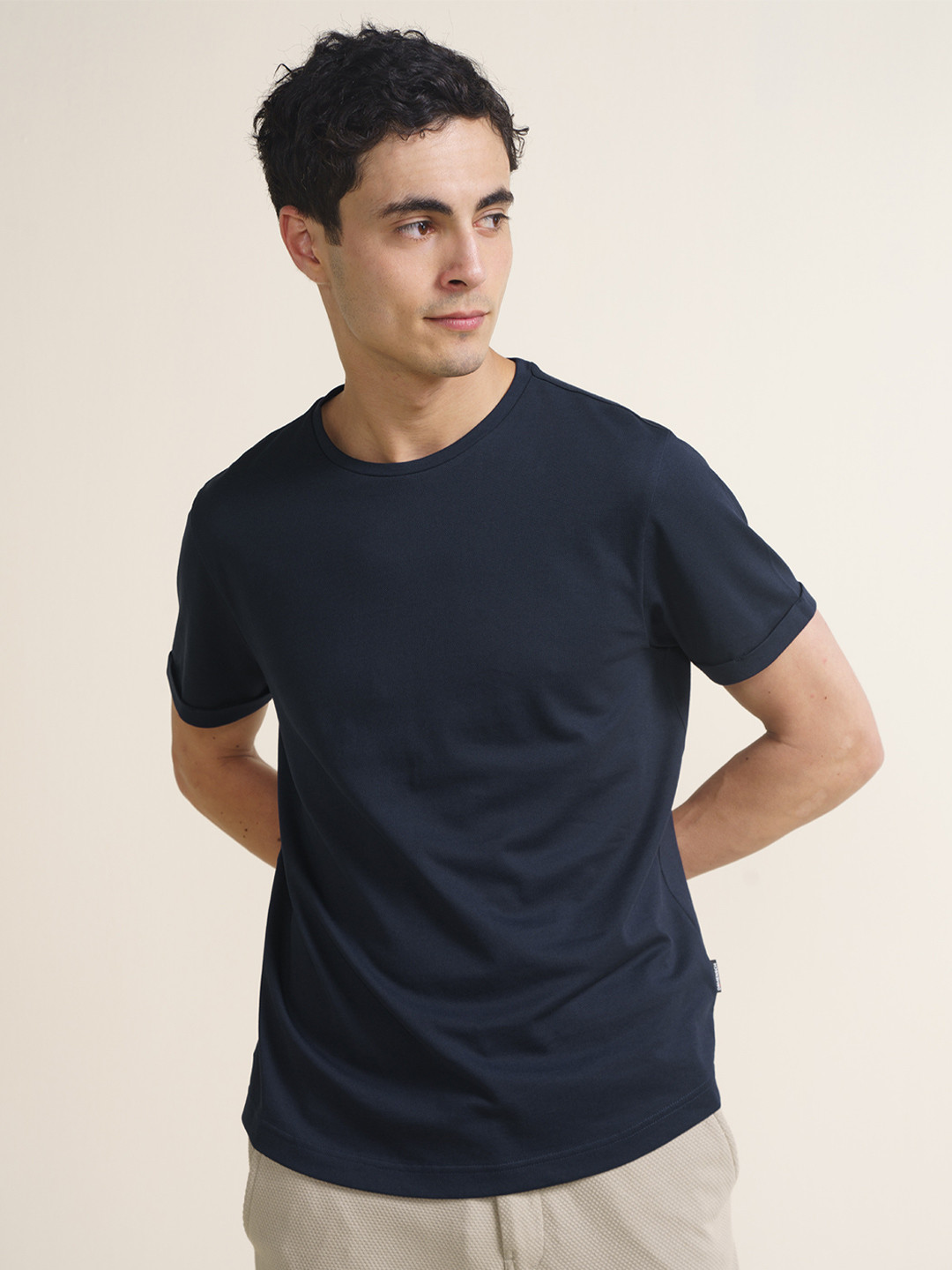 Constant All-Degree Pique T-Shirts Solid Nomad Navy