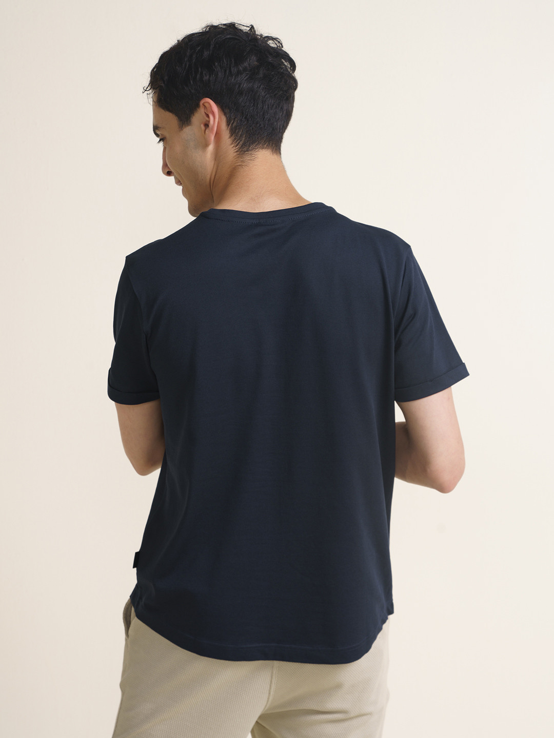 Constant All-Degree Pique T-Shirts Solid Nomad Navy
