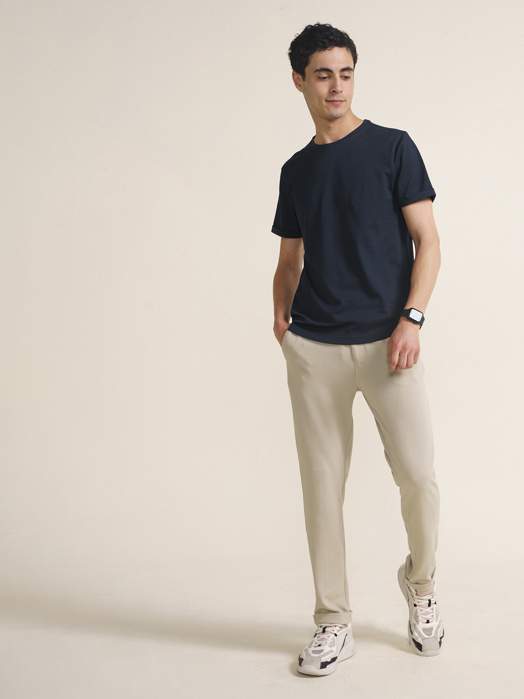 Constant All-Degree Pique T-Shirts Solid Nomad Navy