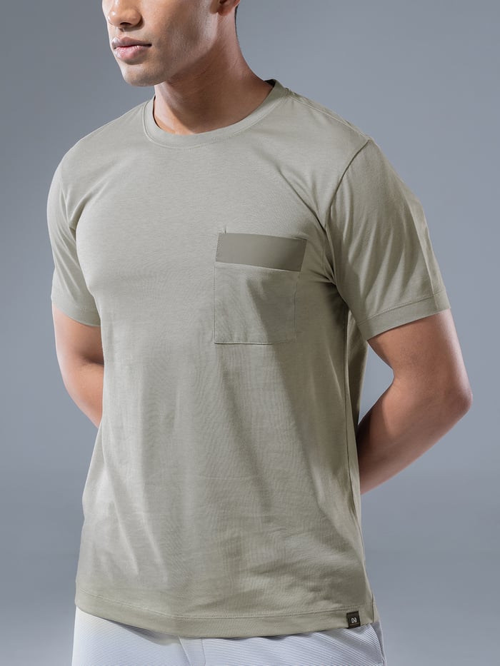 Breeeze Ultra-Light Pocket T-Shirt Smoke Gray