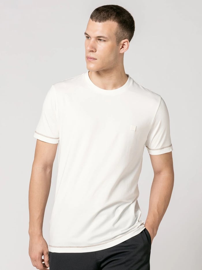 Fluid Tees Beach White