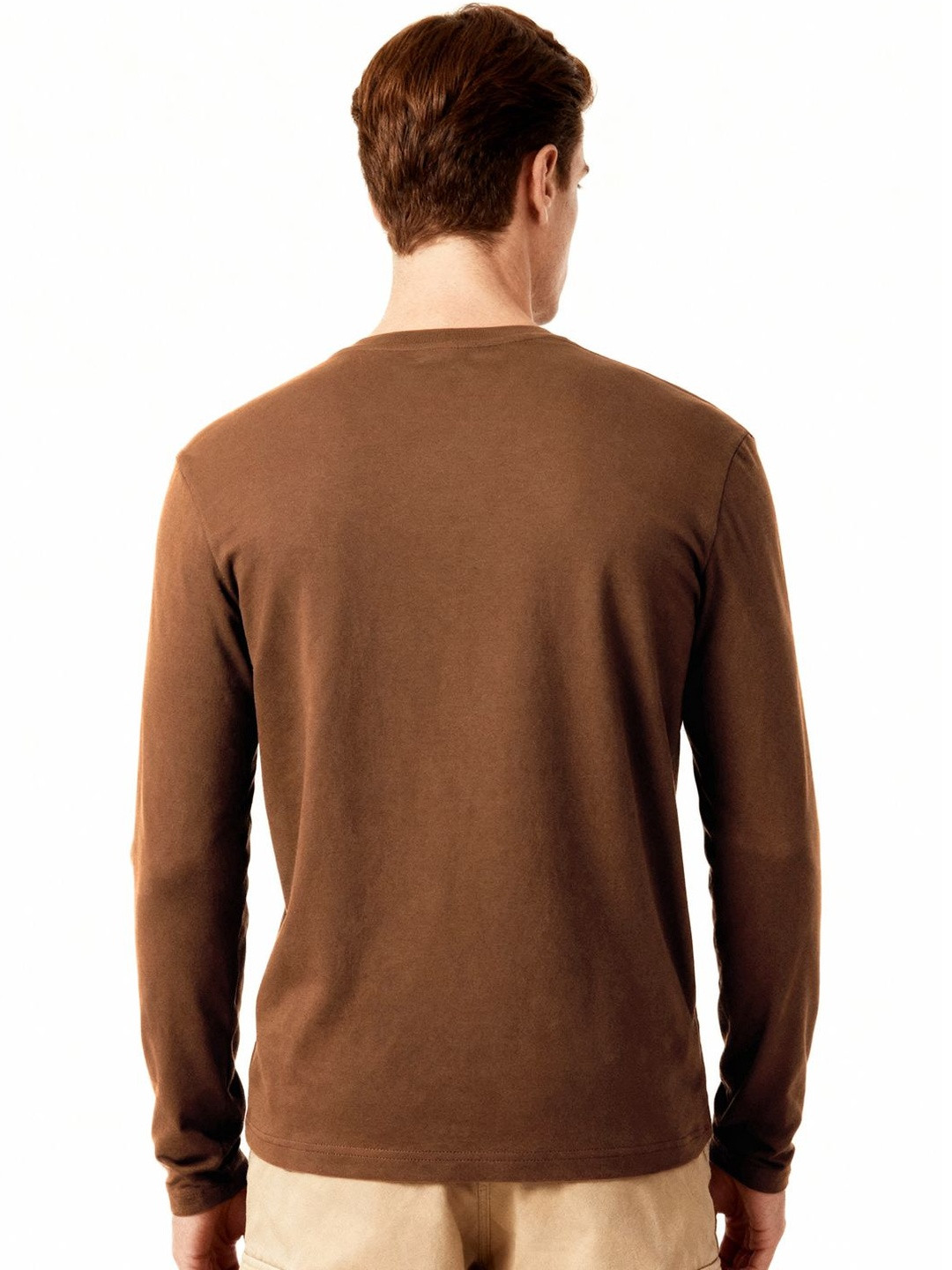 Fluid Full Sleeve T-Shirts Acadia Brown