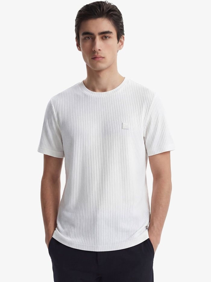 Striped T-Shirt Day White