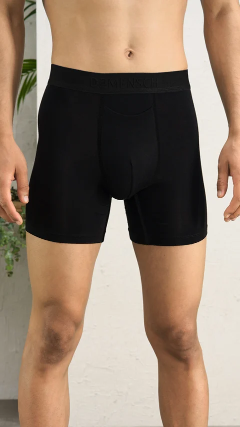 Deo-Soft Boxer Briefs Jet Black