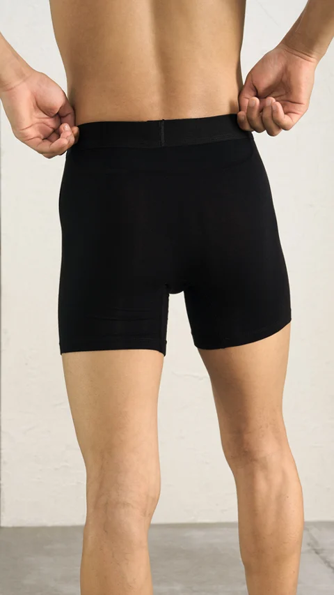 Deo-Soft Boxer Briefs Jet Black