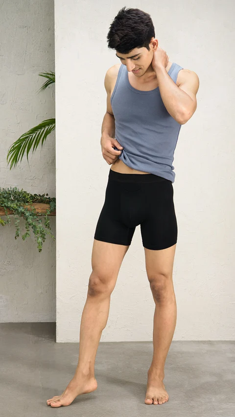 Deo-Soft Boxer Briefs Jet Black