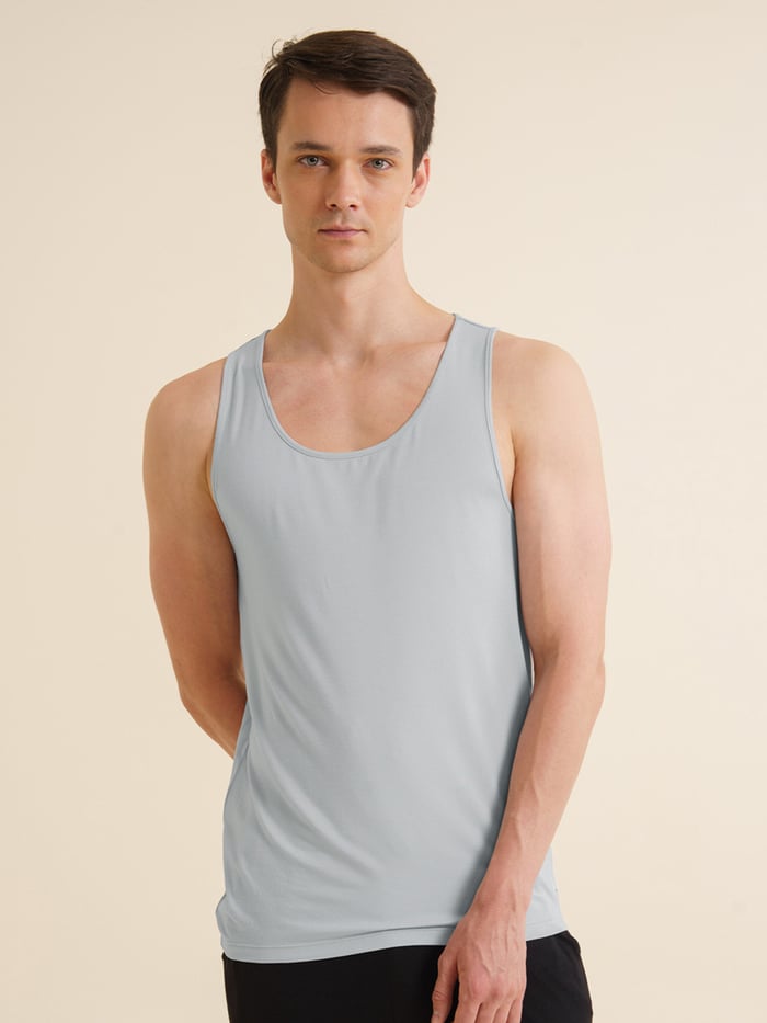 Neo-Skin Bamboo Vest Round Neck Micro Chip