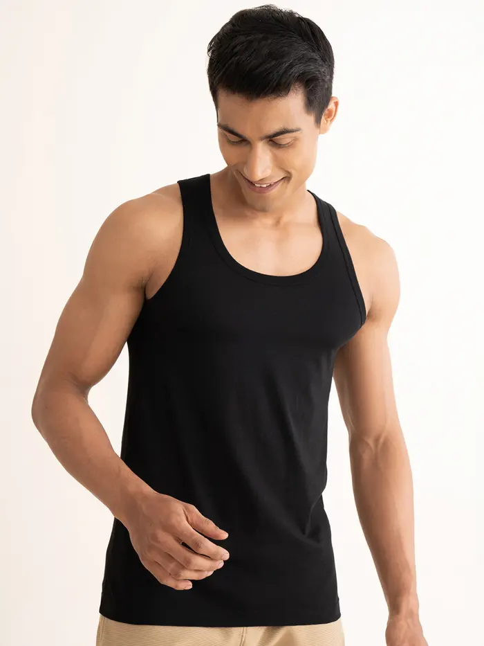 Neo-Cotton Round Vest Da Black 4XL