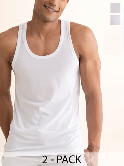 Value Deal Neo-Cotton Antibacterial Vest Cotton White, Cotton white