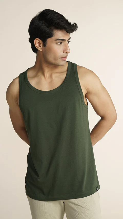 Fluid Casual Tank Tops Planet Green