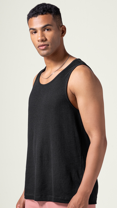 【山中拓也着用】MUZE Waffle HEM MESH tanktop 山中拓也着用】MUZE Waffle HEM MESH tanktop