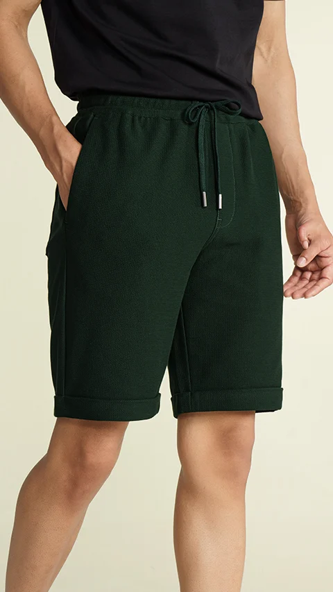 DaMENSCH Zag Shorts | Shop Zig Green Festive Mens