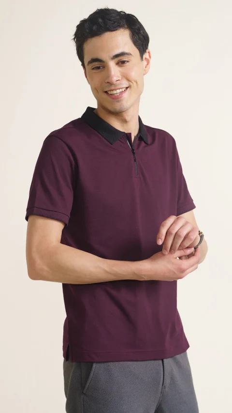 Constant All-Degree Pique Polo Potent Purple