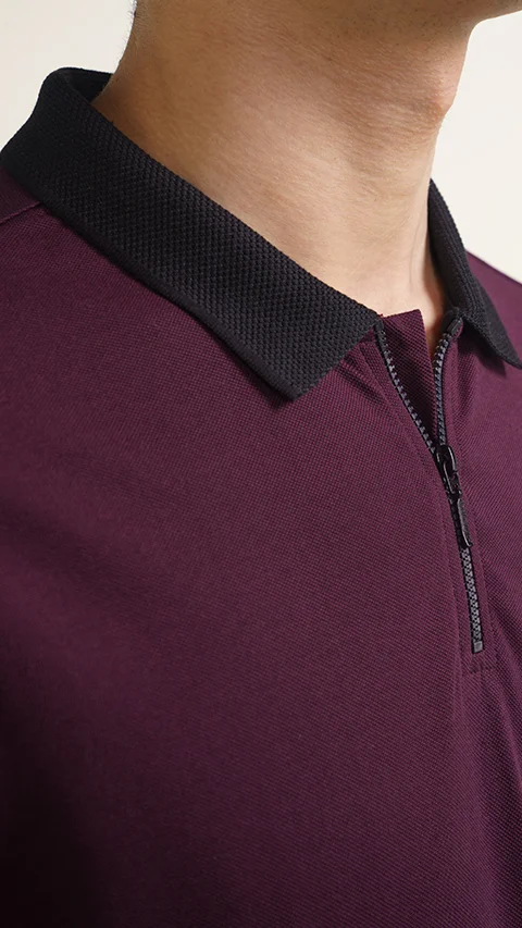 Constant All-Degree Pique Polo Potent Purple