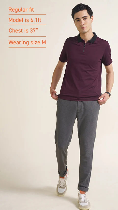 Constant All-Degree Pique Polo Potent Purple