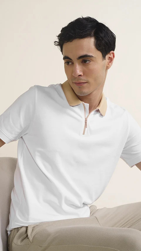 Constant All-Degree Pique Polo So White